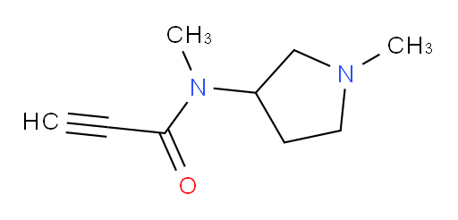 N-methyl-N-(1-methylpyrrolidin-3-yl)prop-2-ynamide
