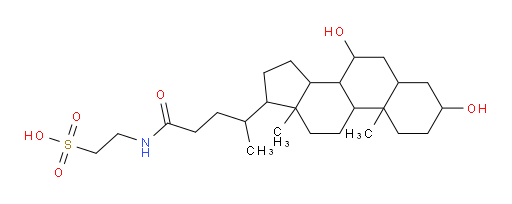 2-(4-{4,7-dihydroxy-9a,11a-dimethyl-hexadecahydro-1H-cyclopenta[a]phenanthren-1-yl}pentanamido)ethane-1-sulfonic acid