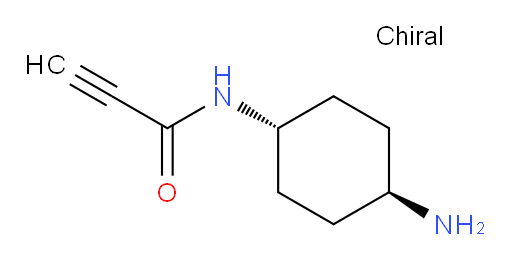 N-[(1r,4r)-4-aminocyclohexyl]prop-2-ynamide
