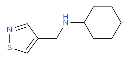 N-[(1,2-thiazol-4-yl)methyl]cyclohexanamine