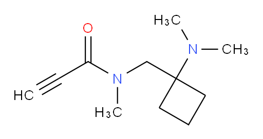 N-{[1-(dimethylamino)cyclobutyl]methyl}-N-methylprop-2-ynamide