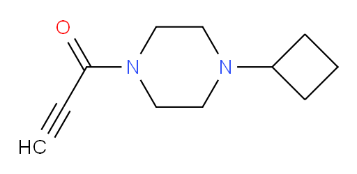 1-(4-cyclobutylpiperazin-1-yl)prop-2-yn-1-one