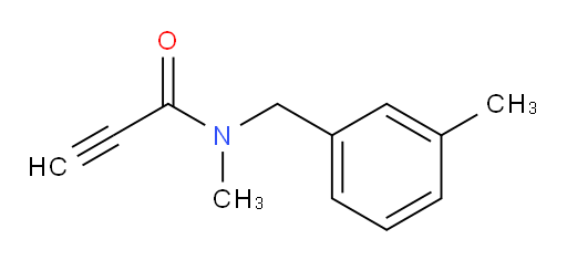 N-methyl-N-[(3-methylphenyl)methyl]prop-2-ynamide