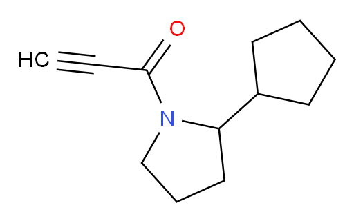 1-(2-cyclopentylpyrrolidin-1-yl)prop-2-yn-1-one