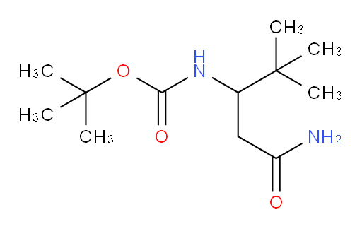 tert-butyl N-(1-carbamoyl-3,3-dimethylbutan-2-yl)carbamate
