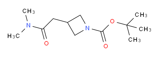 tert-butyl 3-[(dimethylcarbamoyl)methyl]azetidine-1-carboxylate