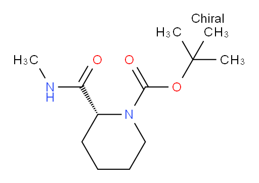 tert-butyl (2R)-2-(methylcarbamoyl)piperidine-1-carboxylate