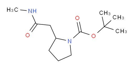 tert-butyl 2-[(methylcarbamoyl)methyl]pyrrolidine-1-carboxylate