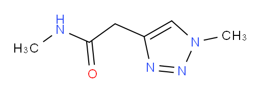 N-methyl-2-(1-methyl-1H-1,2,3-triazol-4-yl)acetamide