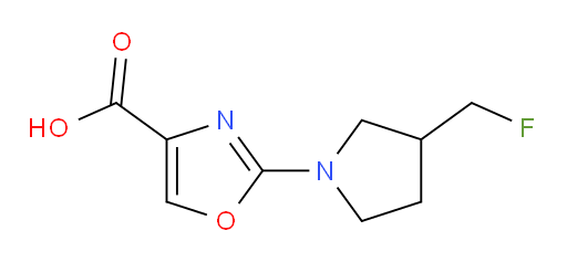 2-[3-(fluoromethyl)pyrrolidin-1-yl]-1,3-oxazole-4-carboxylic acid