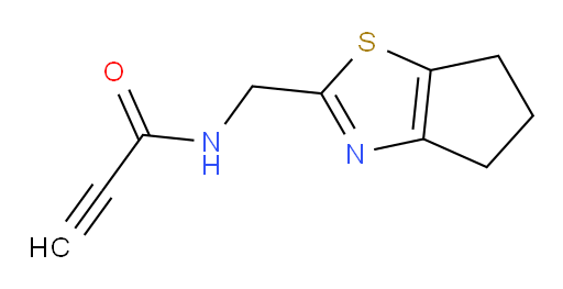 N-({4H,5H,6H-cyclopenta[d][1,3]thiazol-2-yl}methyl)prop-2-ynamide