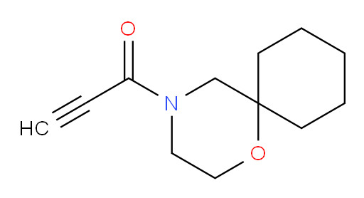 1-{1-oxa-4-azaspiro[5.5]undecan-4-yl}prop-2-yn-1-one