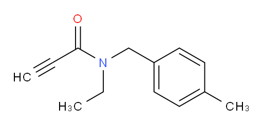 N-ethyl-N-[(4-methylphenyl)methyl]prop-2-ynamide