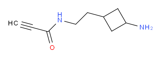 N-[2-(3-aminocyclobutyl)ethyl]prop-2-ynamide