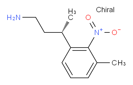 (S)-3-(3-methyl-2-nitrophenyl)butan-1-amine