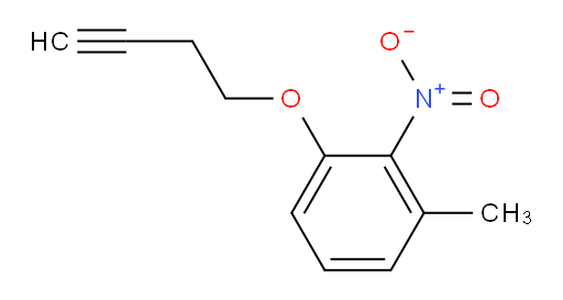 1-(but-3-yn-1-yloxy)-3-methyl-2-nitrobenzene