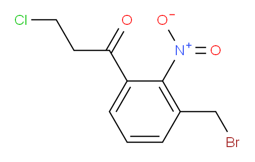 1-(3-(bromomethyl)-2-nitrophenyl)-3-chloropropan-1-one