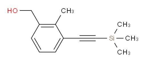 (2-methyl-3-((trimethylsilyl)ethynyl)phenyl)methanol