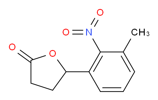 5-(3-methyl-2-nitrophenyl)dihydrofuran-2(3H)-one