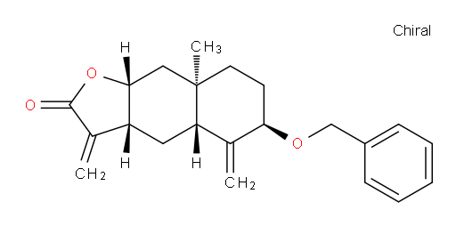 (3aR,4aR,6R,8aR,9aR)-6-(benzyloxy)-8a-methyl-3,5-dimethylenedecahydronaphtho[2,3-b]furan-2(3H)-one