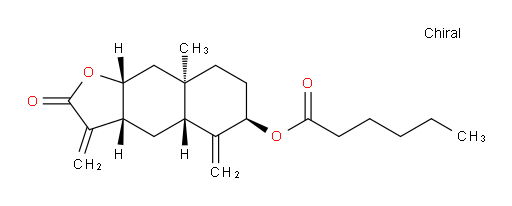 (3aR,4aR,6R,8aR,9aR)-8a-methyl-3,5-dimethylene-2-oxododecahydronaphtho[2,3-b]furan-6-yl hexanoate