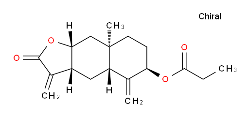 (3aR,4aR,6R,8aR,9aR)-8a-methyl-3,5-dimethylene-2-oxododecahydronaphtho[2,3-b]furan-6-yl propionate