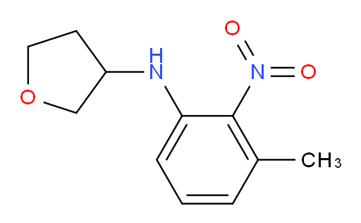 N-(3-methyl-2-nitrophenyl)tetrahydrofuran-3-amine