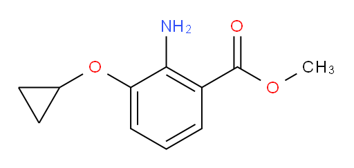 methyl 2-amino-3-cyclopropoxybenzoate