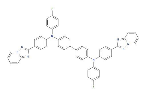 N4,N4'-bis(4-([1,2,4]triazolo[1,5-a]pyridin-2-yl)phenyl)-N4,N4'-bis(4-fluorophenyl)-[1,1'-biphenyl]-4,4'-diamine