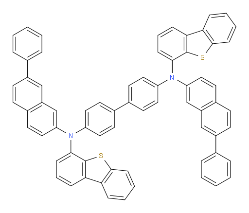 N4,N4'-bis(dibenzo[b,d]thiophen-4-yl)-N4,N4'-bis(7-phenylnaphthalen-2-yl)-[1,1'-biphenyl]-4,4'-diamine