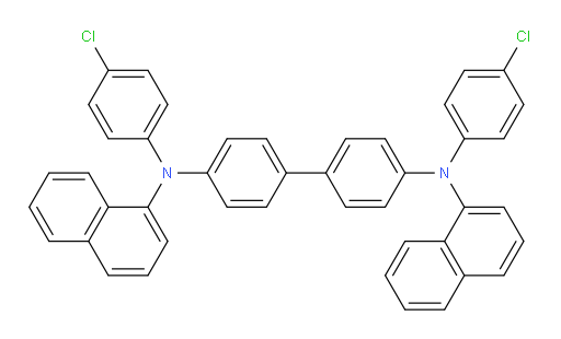 N4,N4'-bis(4-chlorophenyl)-N4,N4'-di(naphthalen-1-yl)-[1,1'-biphenyl]-4,4'-diamine