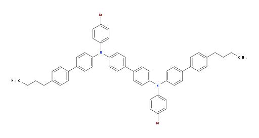 N4,N4'-bis(4-bromophenyl)-N4,N4'-bis(4'-butyl-[1,1'-biphenyl]-4-yl)-[1,1'-biphenyl]-4,4'-diamine