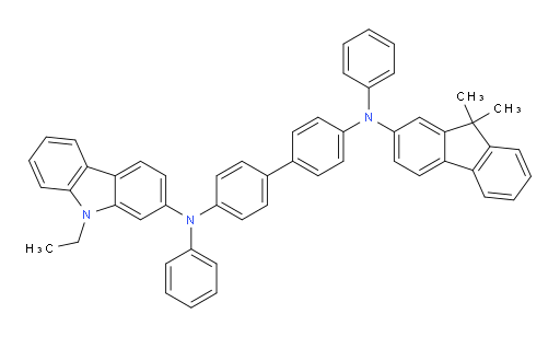 N4-(9,9-dimethyl-9H-fluoren-2-yl)-N4'-(9-ethyl-9H-carbazol-2-yl)-N4,N4'-diphenyl-[1,1'-biphenyl]-4,4'-diamine