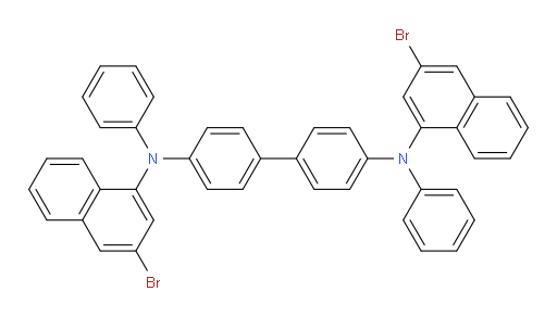 N4,N4'-bis(3-bromonaphthalen-1-yl)-N4,N4'-diphenyl-[1,1'-biphenyl]-4,4'-diamine