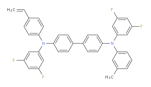 N4,N4'-bis(3,5-difluorophenyl)-N4-(m-tolyl)-N4'-(4-vinylphenyl)-[1,1'-biphenyl]-4,4'-diamine