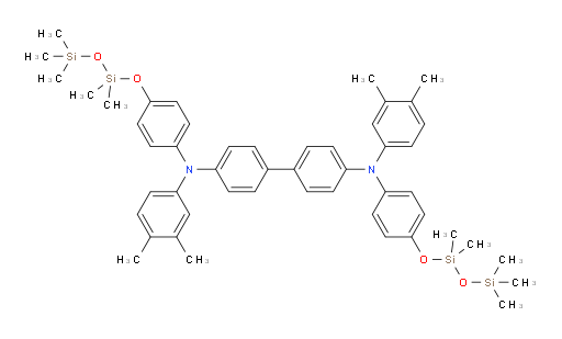 N4,N4'-bis(3,4-dimethylphenyl)-N4,N4'-bis(4-((1,1,3,3,3-pentamethyldisiloxanyl)oxy)phenyl)-[1,1'-biphenyl]-4,4'-diamine