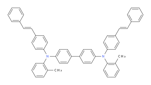 N4,N4'-bis(4-((E)-styryl)phenyl)-N4,N4'-di-o-tolyl-[1,1'-biphenyl]-4,4'-diamine