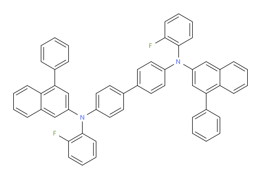 N4,N4'-bis(2-fluorophenyl)-N4,N4'-bis(4-phenylnaphthalen-2-yl)-[1,1'-biphenyl]-4,4'-diamine