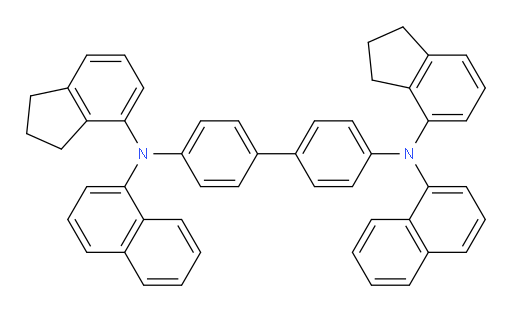 N4,N4'-bis(2,3-dihydro-1H-inden-4-yl)-N4,N4'-di(naphthalen-1-yl)-[1,1'-biphenyl]-4,4'-diamine