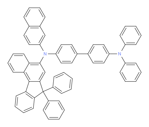 N4-(7,7-diphenyl-7H-benzo[c]fluoren-5-yl)-N4-(naphthalen-2-yl)-N4',N4'-diphenyl-[1,1'-biphenyl]-4,4'-diamine