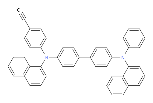 N4-(4-ethynylphenyl)-N4,N4'-di(naphthalen-1-yl)-N4'-phenyl-[1,1'-biphenyl]-4,4'-diamine