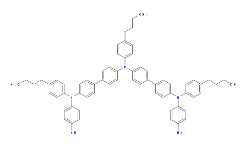 N4-(4-aminophenyl)-N4'-(4'-((4-aminophenyl)(4-butylphenyl)amino)-[1,1'-biphenyl]-4-yl)-N4,N4'-bis(4-butylphenyl)-[1,1'-biphenyl]-4,4'-diamine