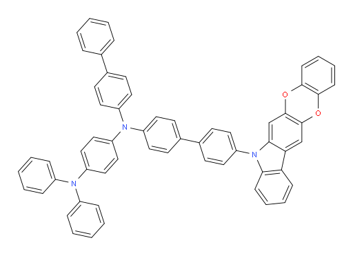 N1-(4'-(5H-benzo[5,6][1,4]dioxino[2,3-b]carbazol-5-yl)-[1,1'-biphenyl]-4-yl)-N1-([1,1'-biphenyl]-4-yl)-N4,N4-diphenylbenzene-1,4-diamine