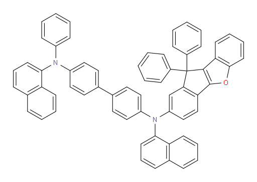N4-(10,10-diphenyl-10H-indeno[1,2-b]benzofuran-2-yl)-N4,N4'-di(naphthalen-1-yl)-N4'-phenyl-[1,1'-biphenyl]-4,4'-diamine