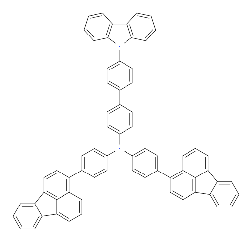 4'-(9H-carbazol-9-yl)-N,N-bis(4-(fluoranthen-3-yl)phenyl)-[1,1'-biphenyl]-4-amine