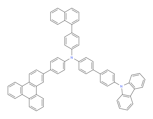 4'-(9H-carbazol-9-yl)-N-(4-(naphthalen-1-yl)phenyl)-N-(4-(triphenylen-2-yl)phenyl)-[1,1'-biphenyl]-4-amine