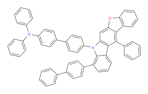 4'-(8-([1,1'-biphenyl]-4-yl)-12-phenyl-7H-benzofuro[2,3-b]carbazol-7-yl)-N,N-diphenyl-[1,1'-biphenyl]-4-amine