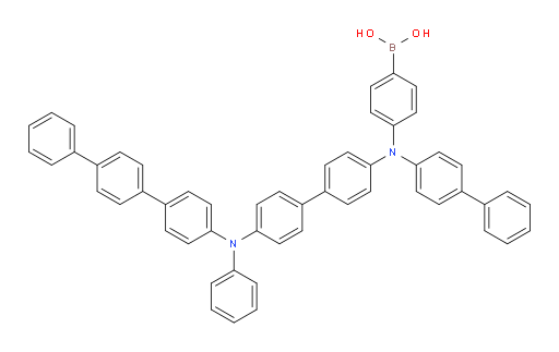 (4-([1,1'-biphenyl]-4-yl(4'-([1,1':4',1''-terphenyl]-4-yl(phenyl)amino)-[1,1'-biphenyl]-4-yl)amino)phenyl)boronic acid
