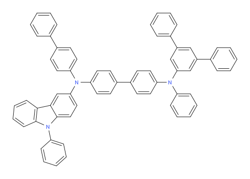 N4-([1,1'-biphenyl]-4-yl)-N4'-([1,1':3',1''-terphenyl]-5'-yl)-N4'-phenyl-N4-(9-phenyl-9H-carbazol-3-yl)-[1,1'-biphenyl]-4,4'-diamine