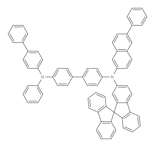 N4-(9,9'-spirobi[fluoren]-7-yl)-N4'-([1,1'-biphenyl]-4-yl)-N4'-phenyl-N4-(6-phenylnaphthalen-2-yl)-[1,1'-biphenyl]-4,4'-diamine